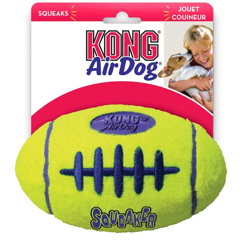 Игрушка для собак KONG Air Регби средняя 14 см от магазина dog22.ru 